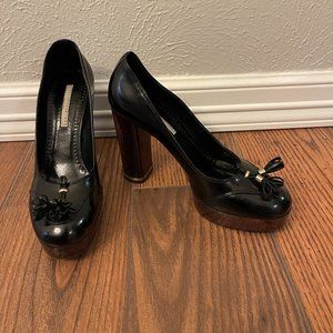 Stella McCartney Wood Platform Heels